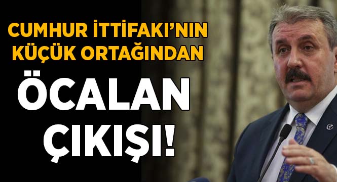 Cumhur İttifakı'nın küçük ortağından 'Öcalan' çıkışı!