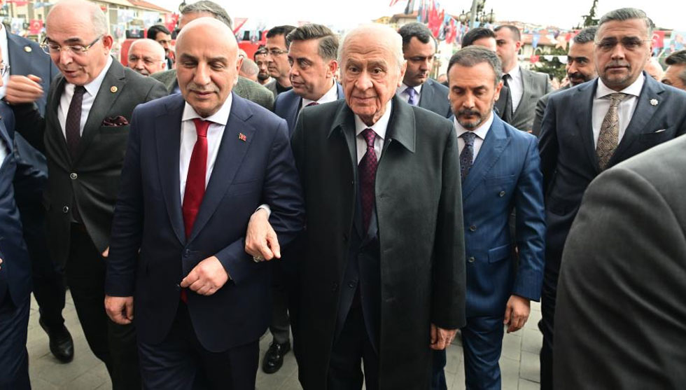 Seçim çalışması hız kazandı! MHP Lideri Bahçeli, Turgut Altınok'a destek için sahaya indi