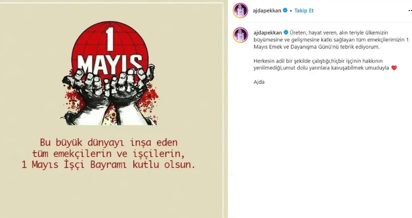 Ajda Pekkan 1 Mayis