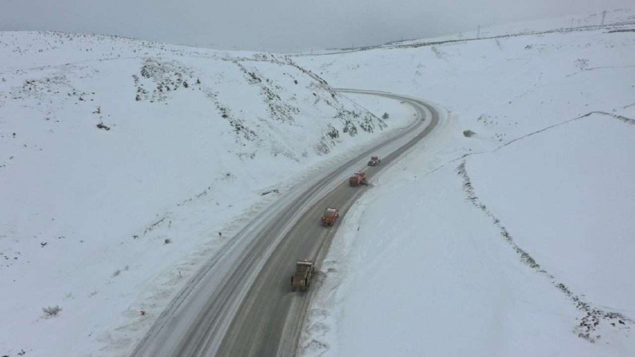 Erzincan'da yolların son durumu