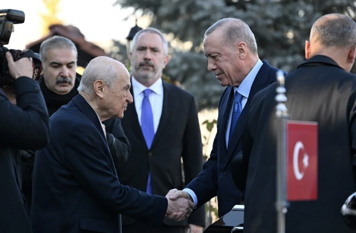 devlet bahçeli erdoğan görüşmesi başladı