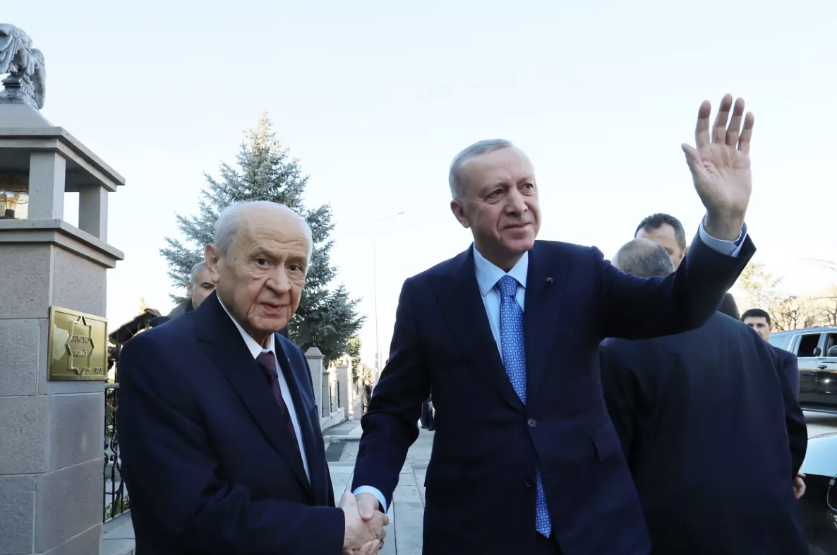 bahçeli erdoğan görüşmesi sona erdi