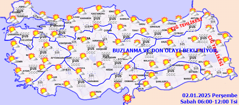 Hava Durumu 2 Ocak Hava Nasıl Oacak