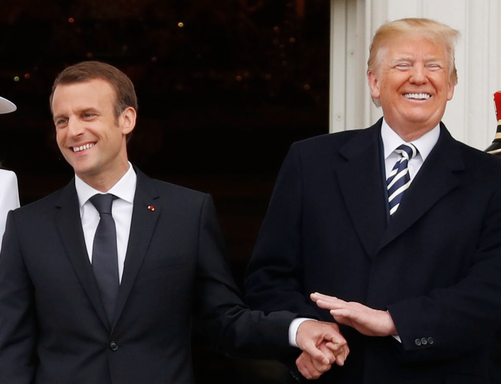  Macron'dan Trump'a: Putin'e karşı zayıf olamazsın