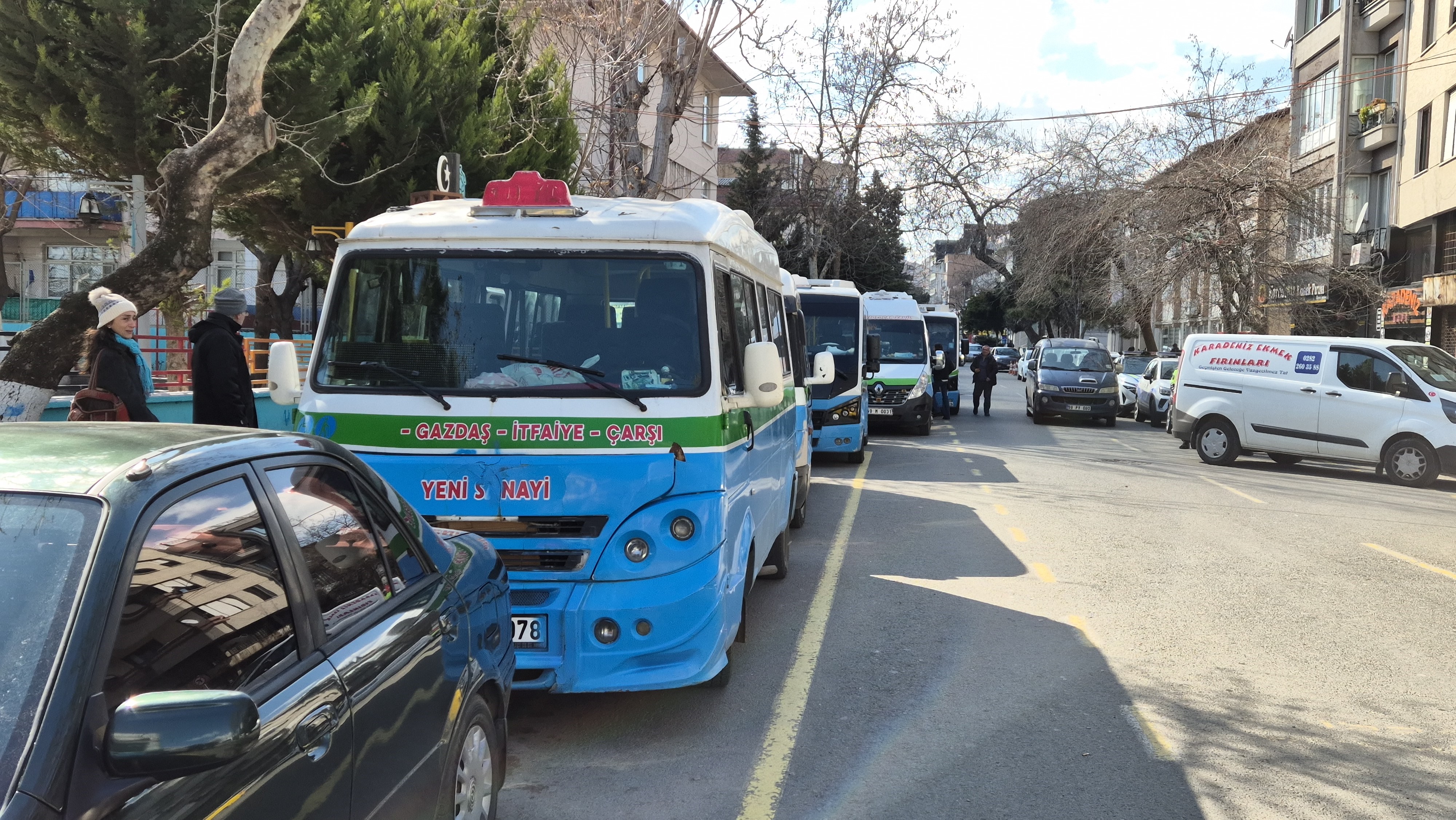 Tekirdağ'da şoförlerden UKOME kararlarına tepki