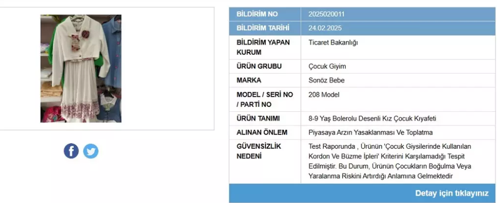 Sönoz Bebek kız çocuk kıyafeti