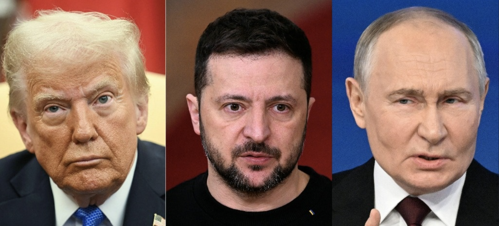 trump, putin ve zelenky