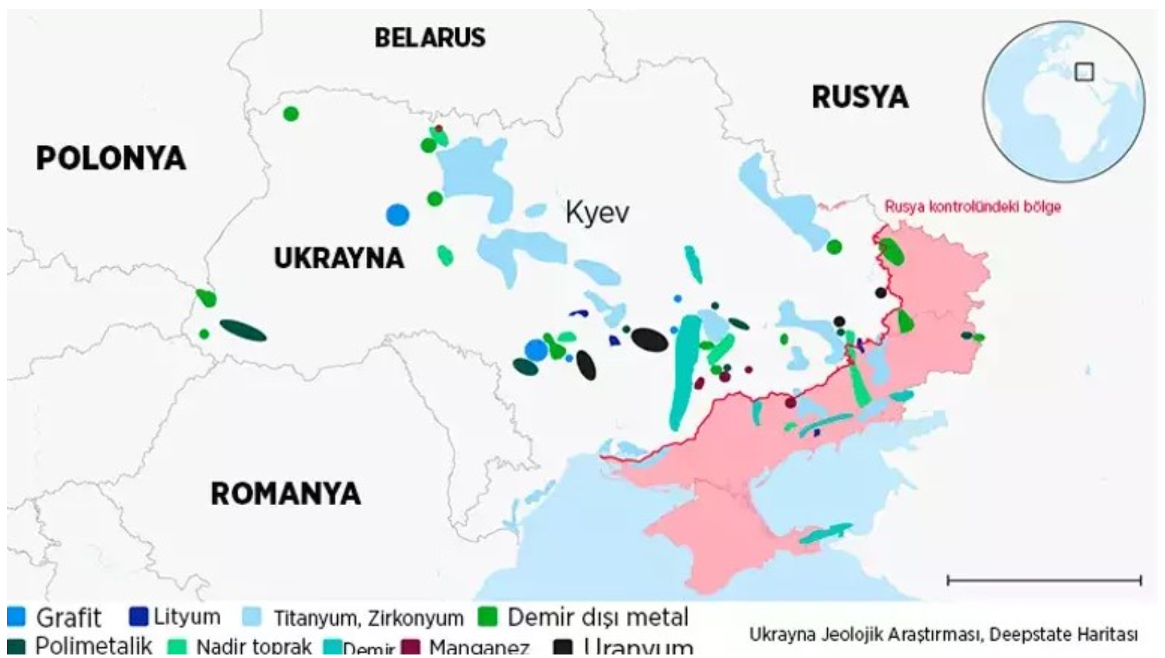 Ukrayna maden haritası