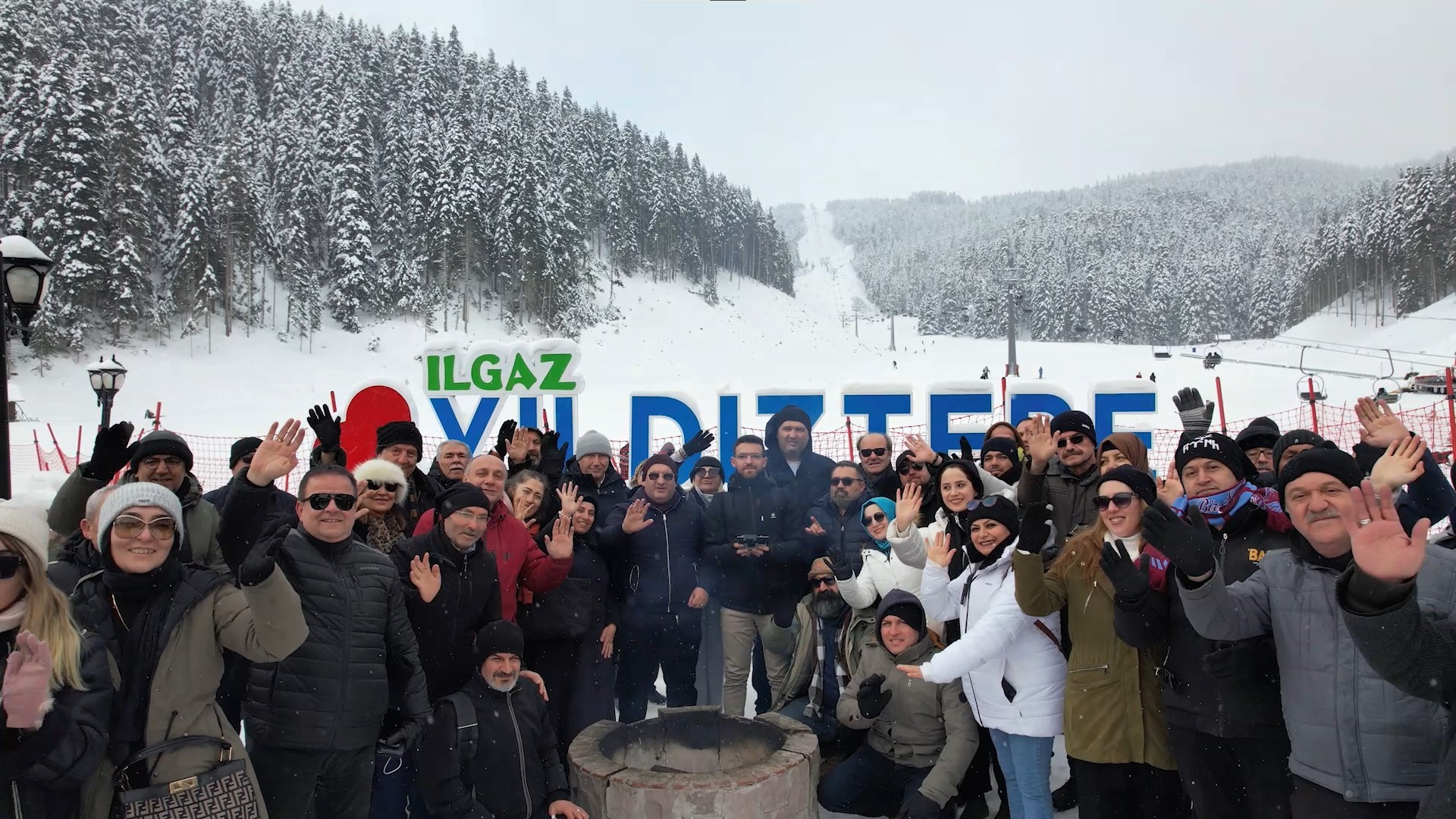 Bu kez karın tadını gazeteciler çıkardı: Ilgaz Dağı’nda stres attılar