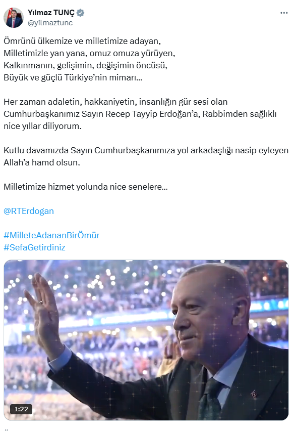 Adalet Bakanı Yılmaz