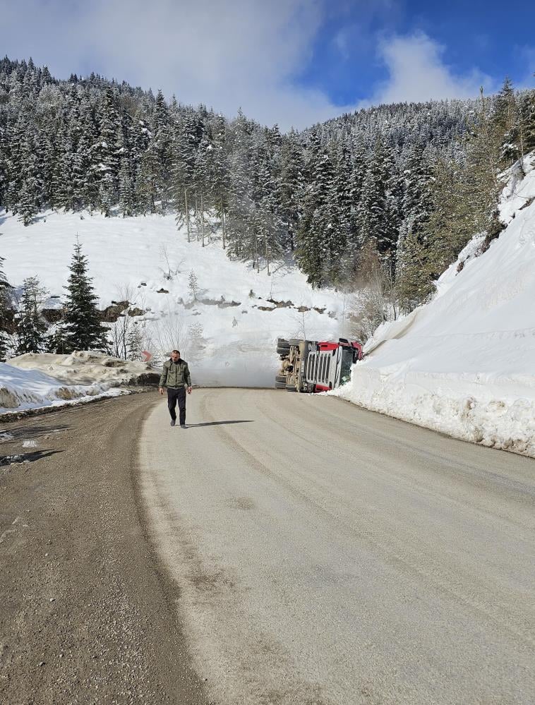 kastamonu devrilen tır