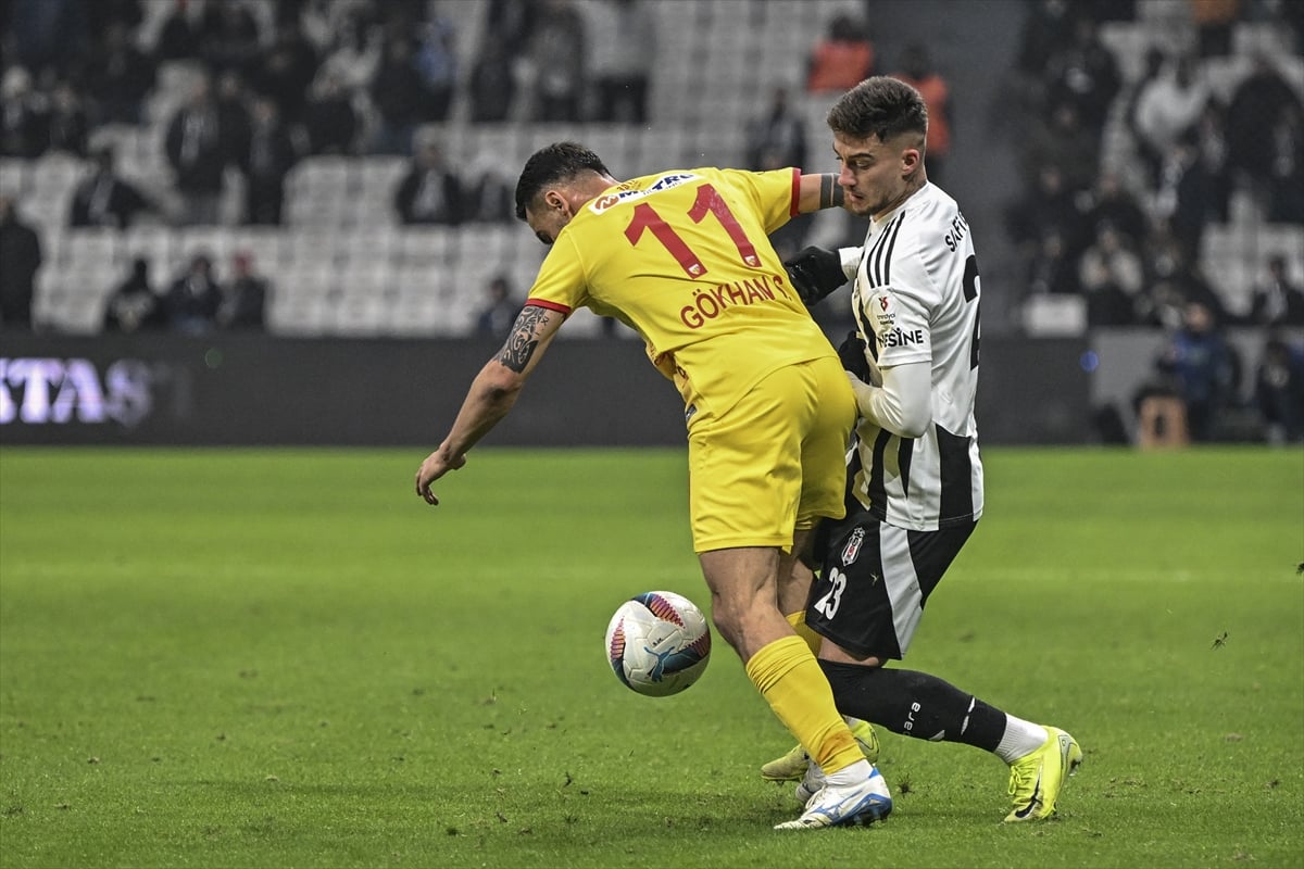 Beşiktaş, Kayserispor'u 2-0 mağlup etti