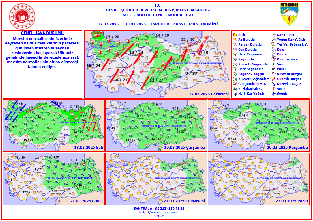 23.03.2025 hava durumu