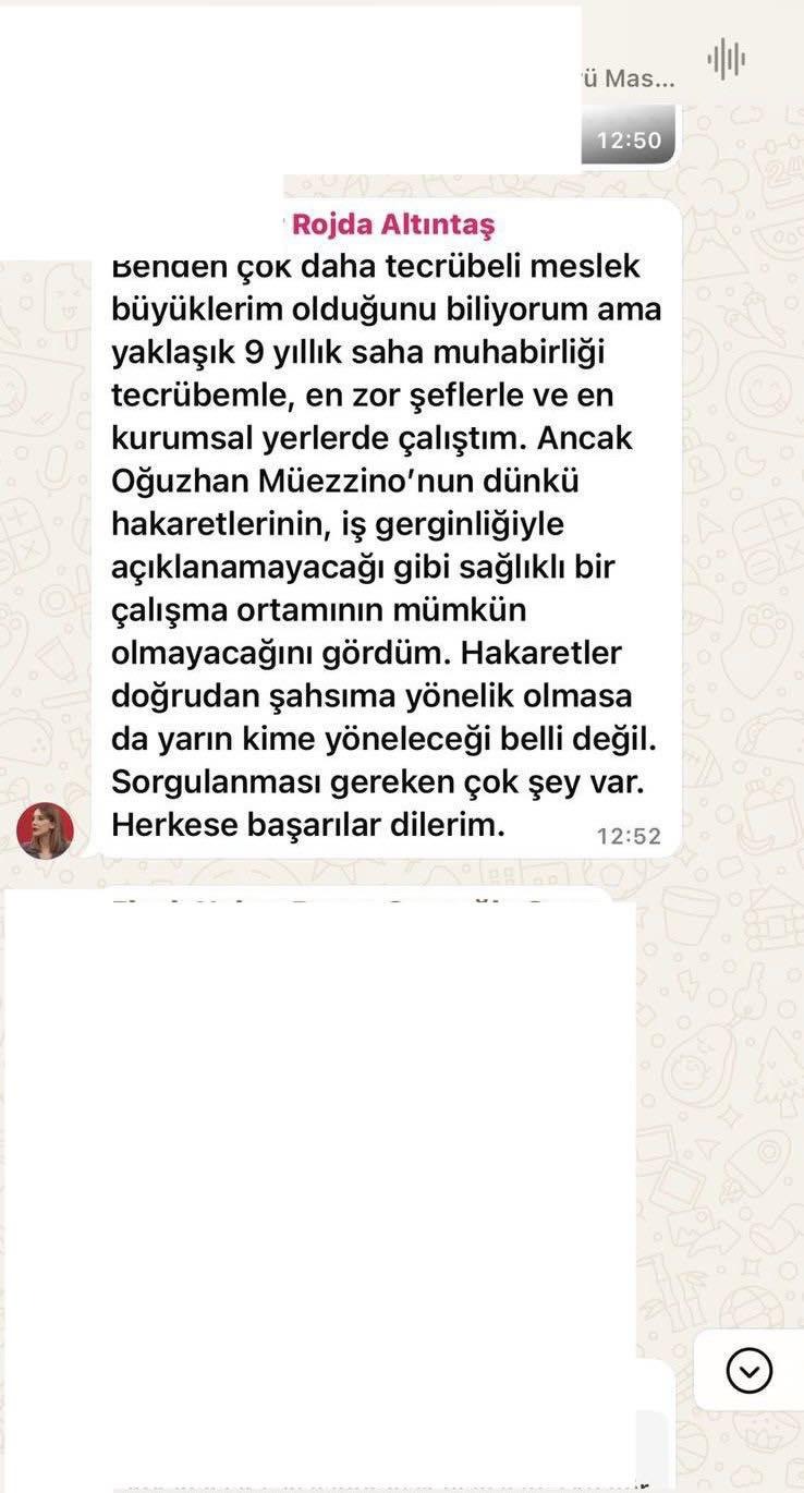 Rojda Altıntaş işten çıkarılma sebebinin Saadet Oruç olduğunu iddia etmişti! Gerçek bambaşka çıktı