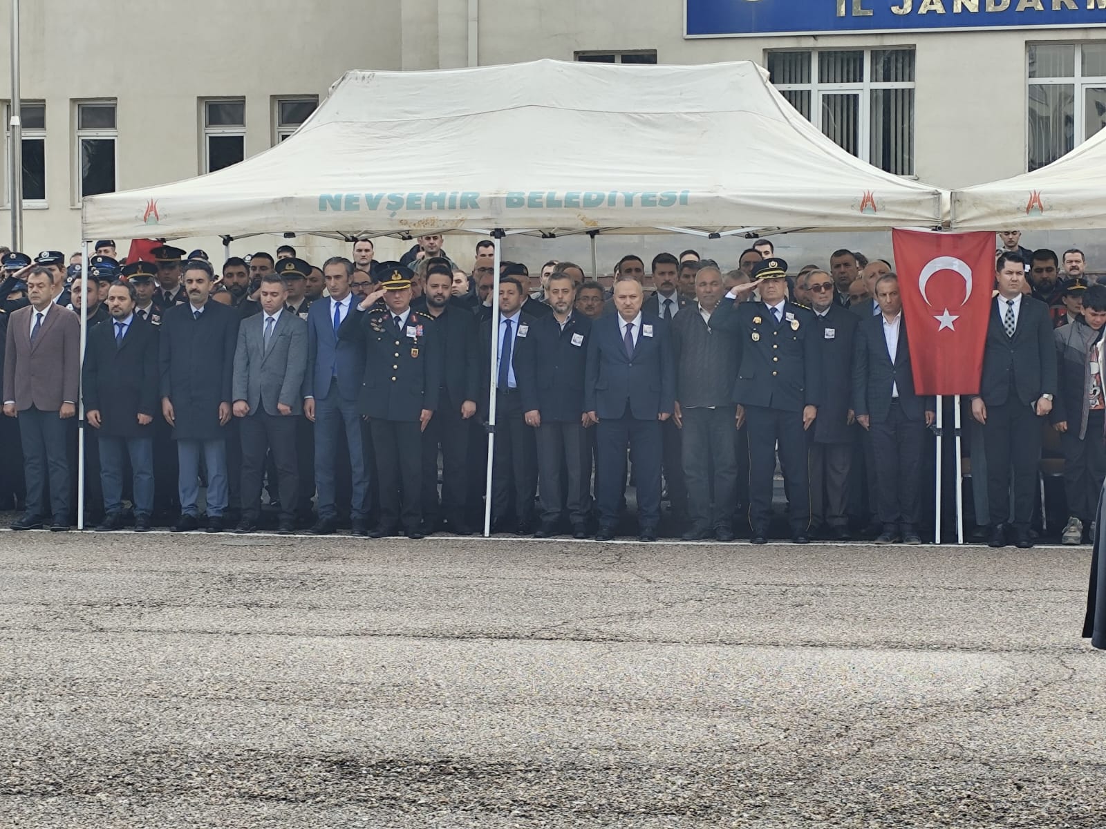 Nevşehir'de jandarma astsubay Hüseyin Uzun törenle memleketine uğurlandı