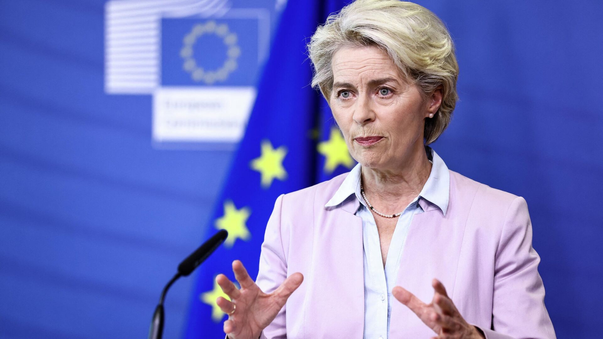 Avrupa Birliği (Ab) Komisyonu Başkanı Ursula Von Der Leyen