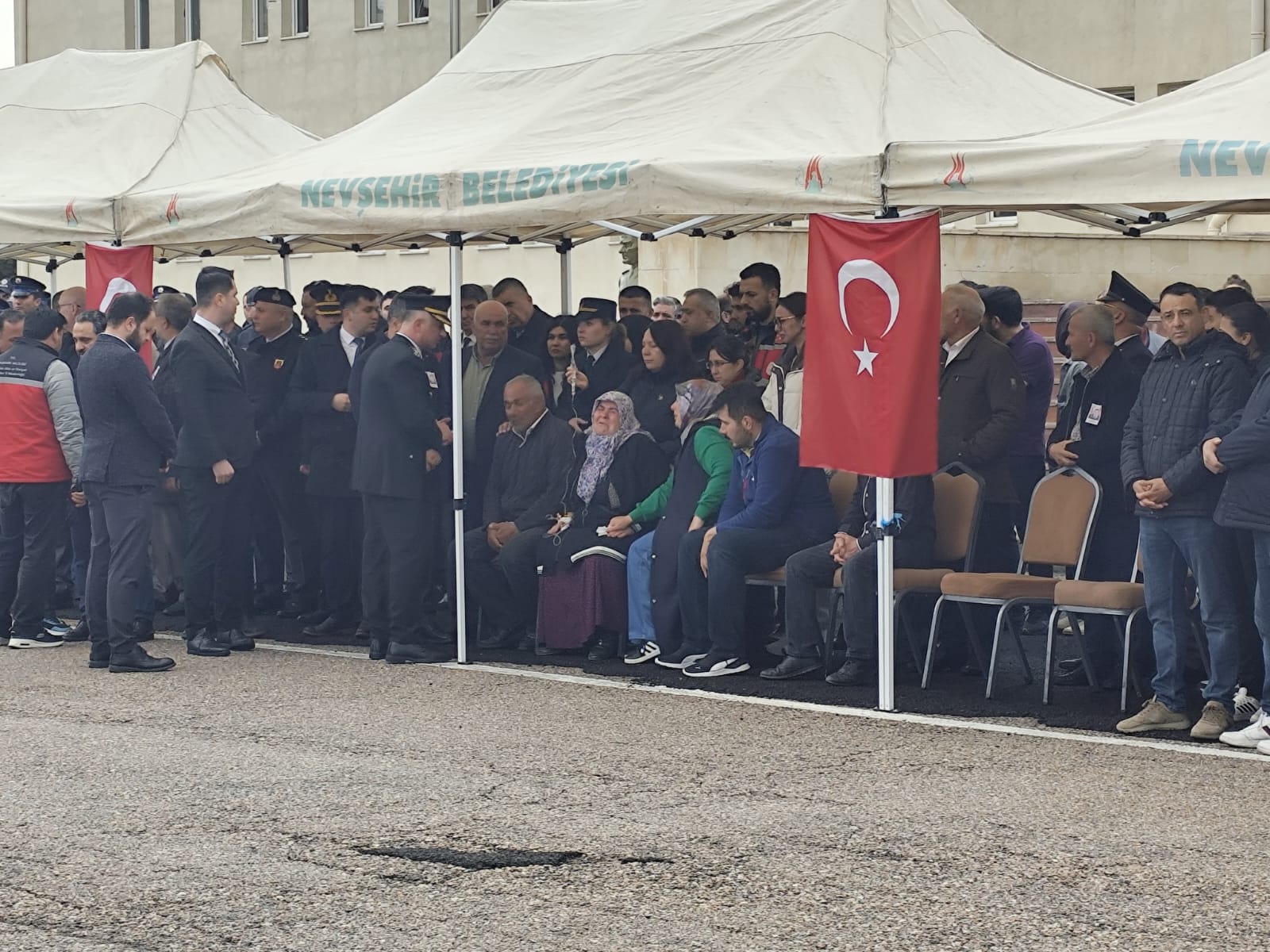 Nevşehir'de jandarma astsubay Hüseyin Uzun törenle memleketine uğurlandı